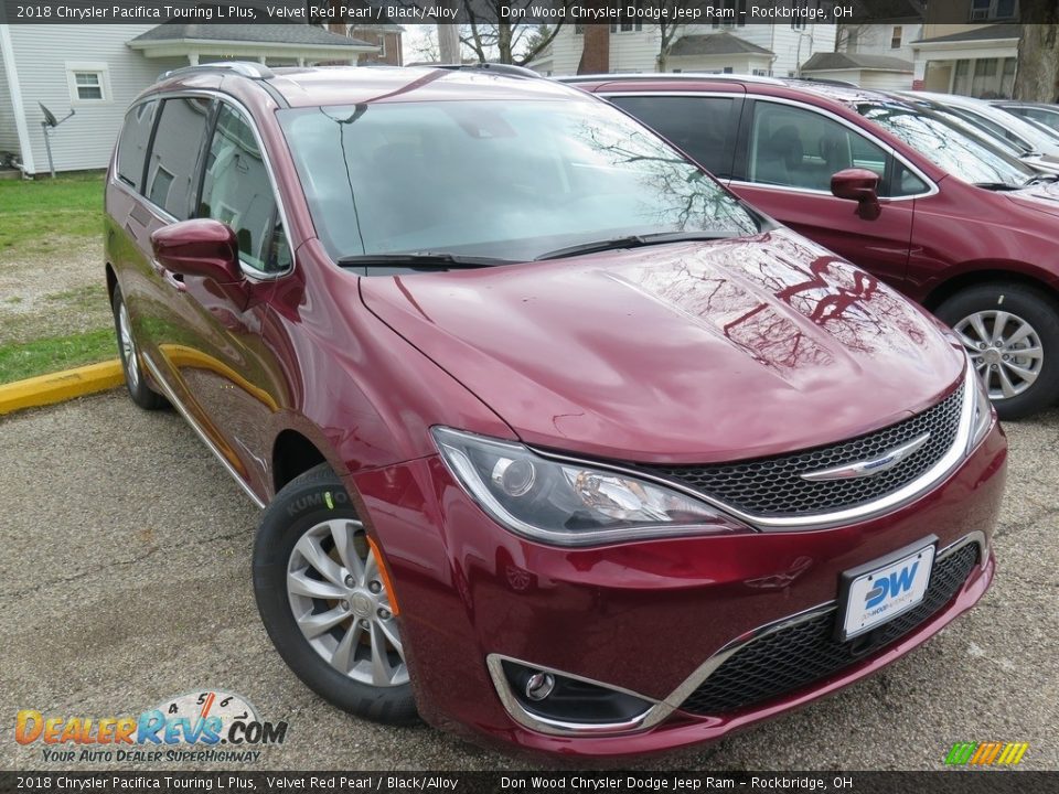 2018 Chrysler Pacifica Touring L Plus Velvet Red Pearl / Black/Alloy Photo #2