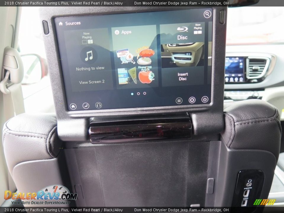 2018 Chrysler Pacifica Touring L Plus Velvet Red Pearl / Black/Alloy Photo #5