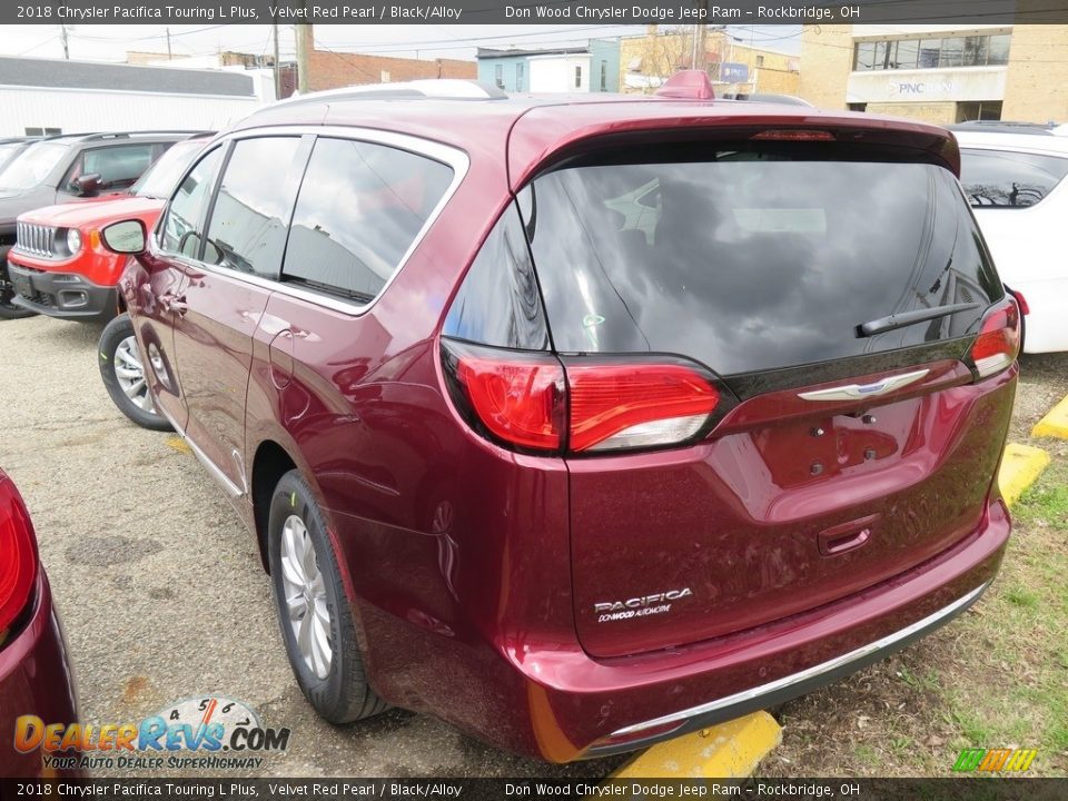 2018 Chrysler Pacifica Touring L Plus Velvet Red Pearl / Black/Alloy Photo #12