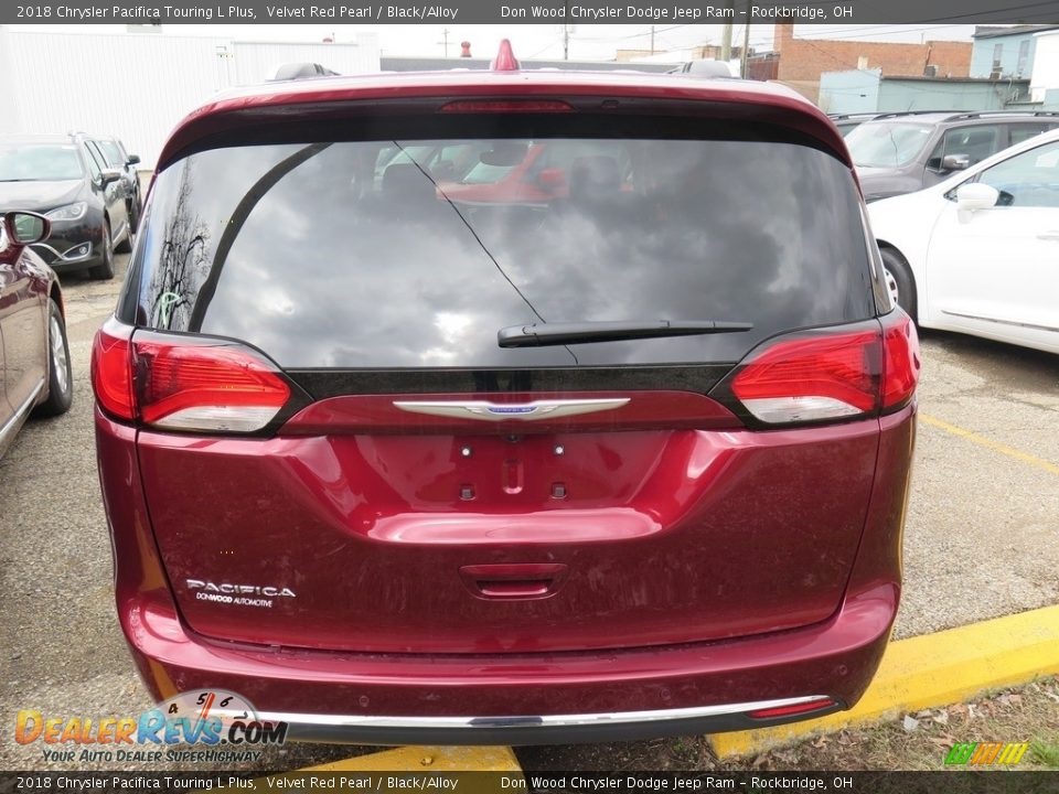 2018 Chrysler Pacifica Touring L Plus Velvet Red Pearl / Black/Alloy Photo #13