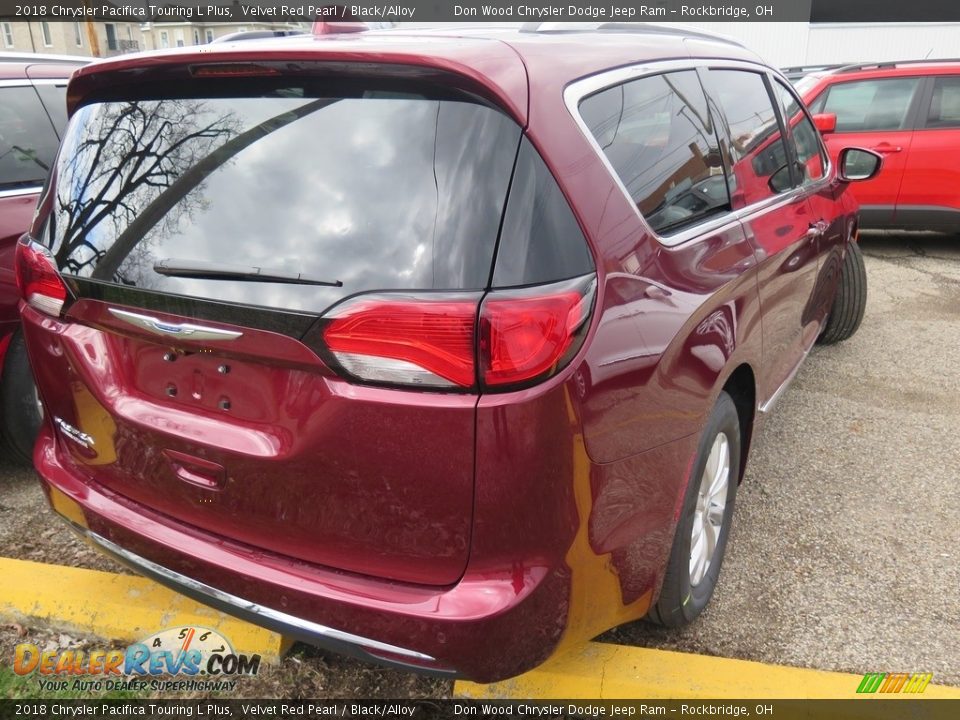 2018 Chrysler Pacifica Touring L Plus Velvet Red Pearl / Black/Alloy Photo #14