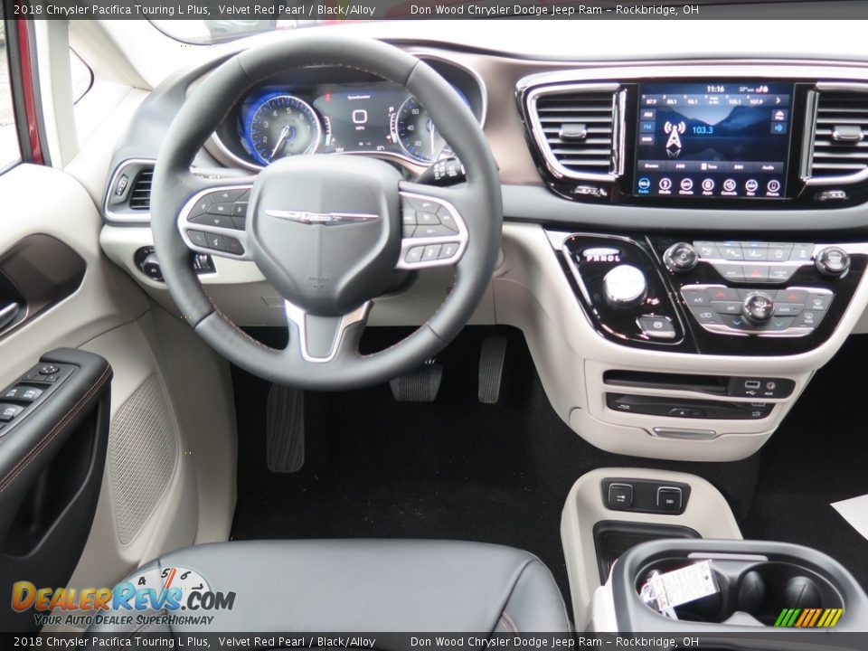 2018 Chrysler Pacifica Touring L Plus Velvet Red Pearl / Black/Alloy Photo #16