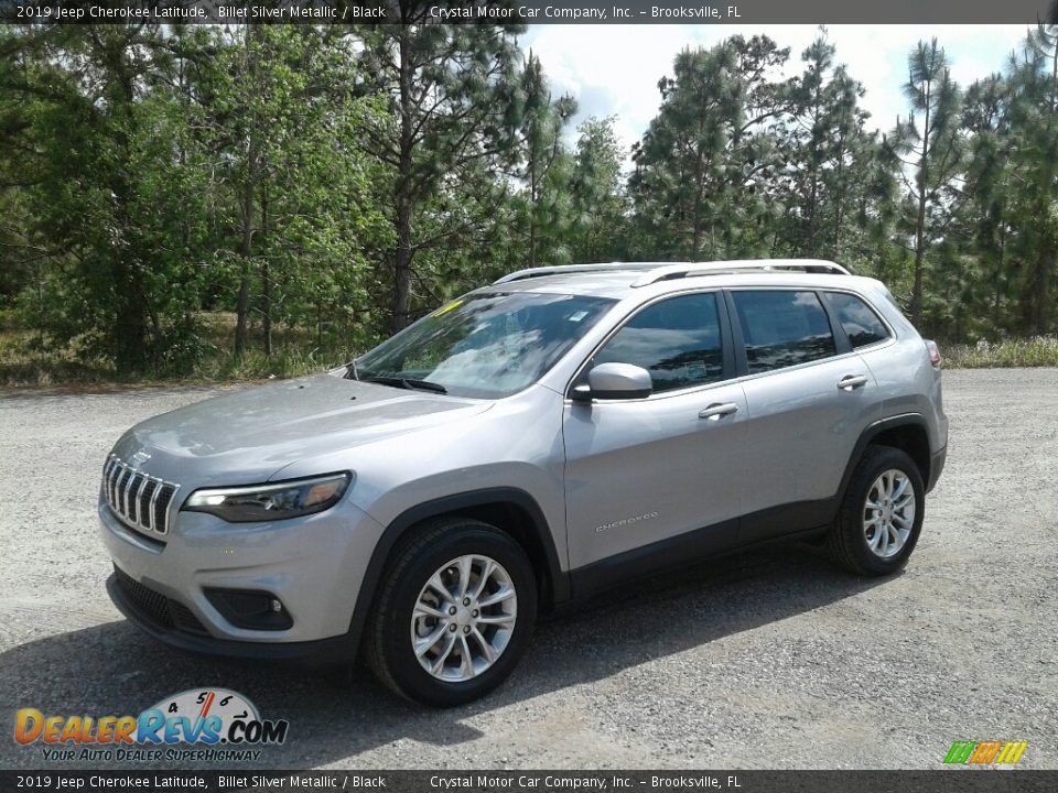 2019 Jeep Cherokee Latitude Billet Silver Metallic / Black Photo #1