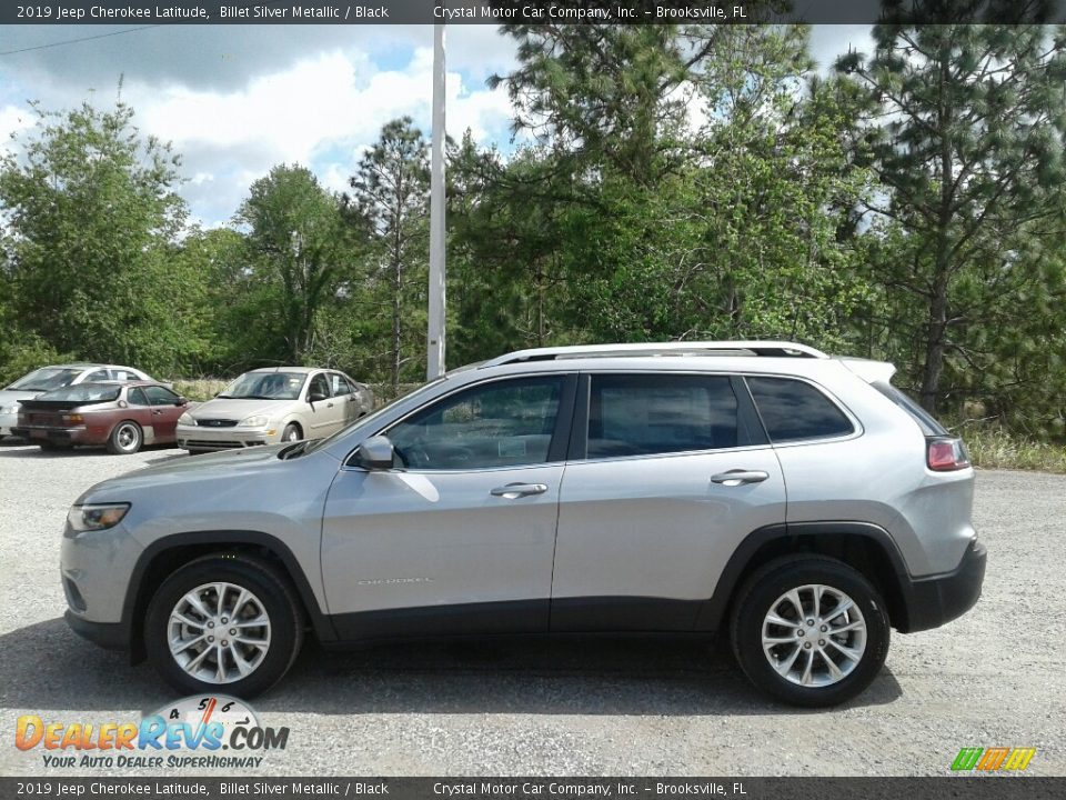 2019 Jeep Cherokee Latitude Billet Silver Metallic / Black Photo #2