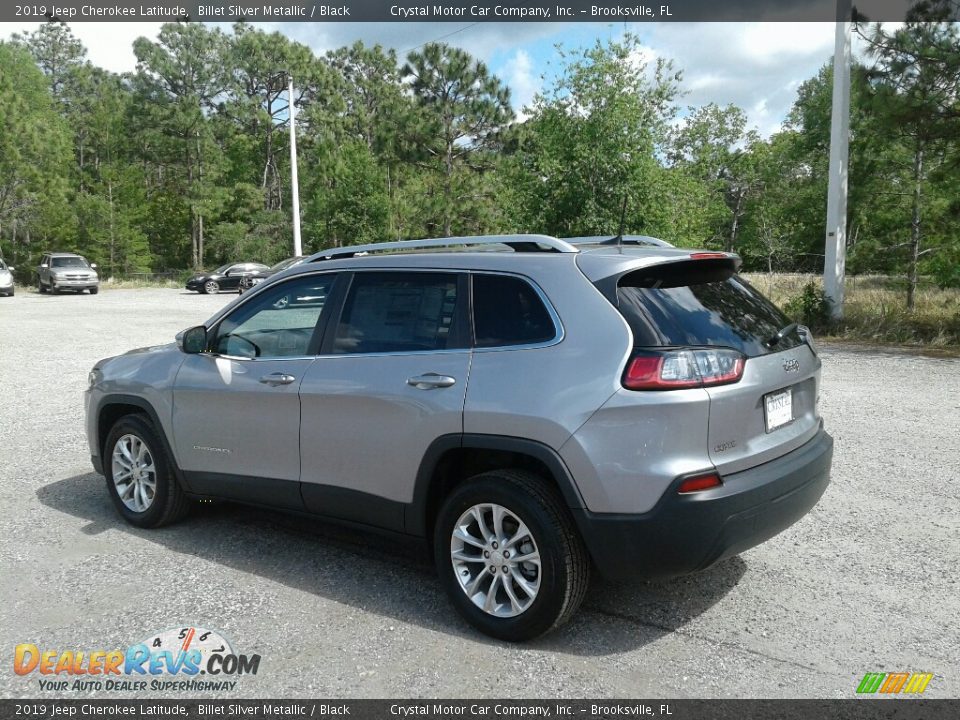 2019 Jeep Cherokee Latitude Billet Silver Metallic / Black Photo #3