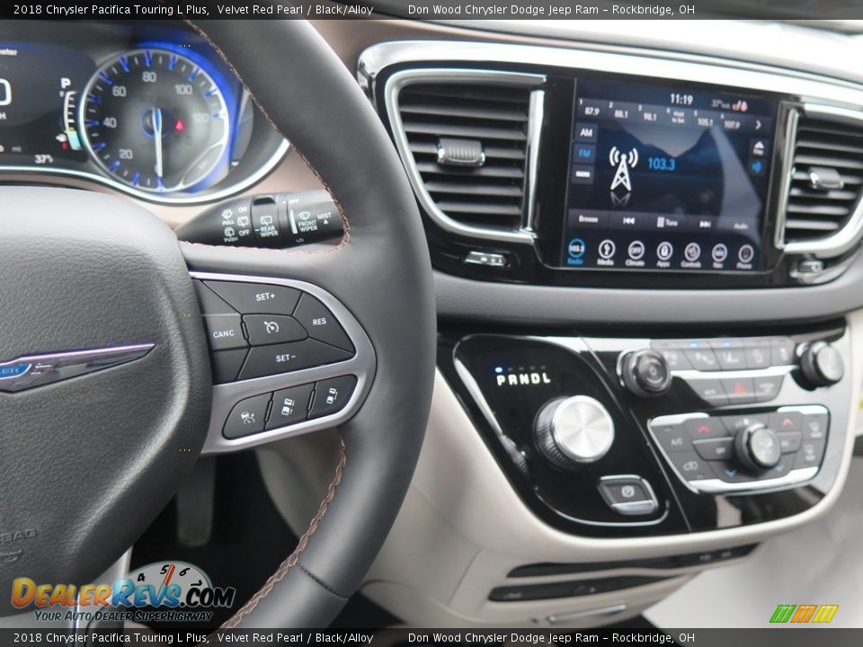 2018 Chrysler Pacifica Touring L Plus Velvet Red Pearl / Black/Alloy Photo #20