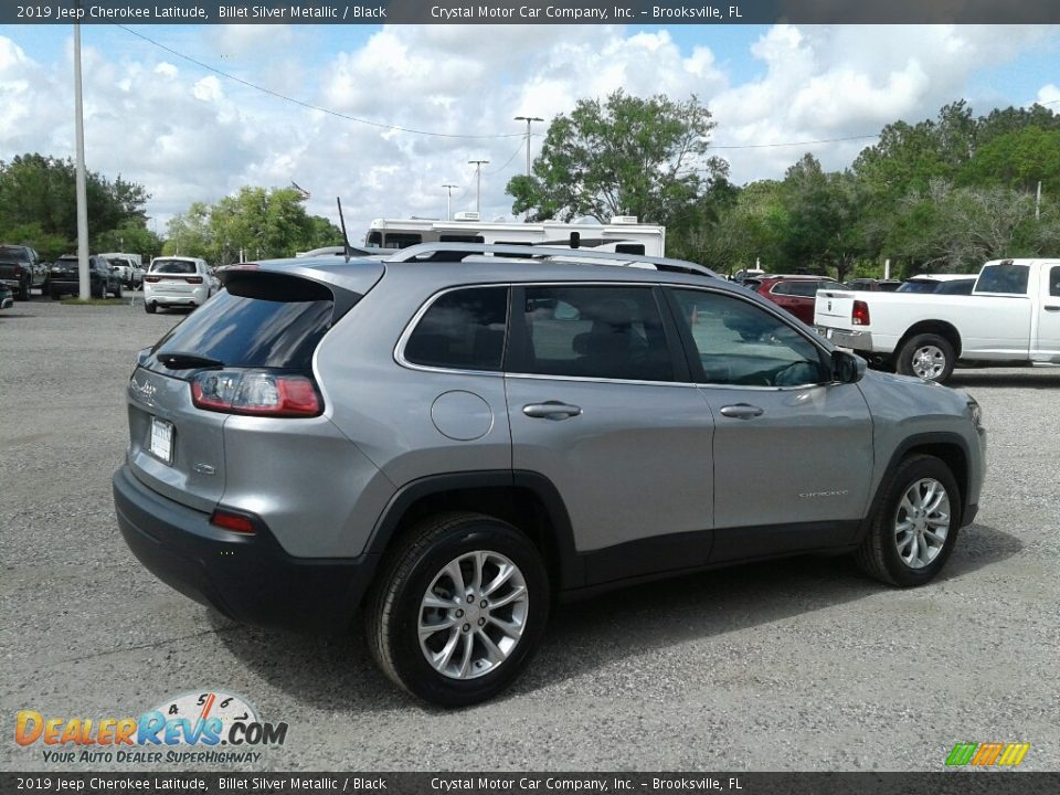 2019 Jeep Cherokee Latitude Billet Silver Metallic / Black Photo #5