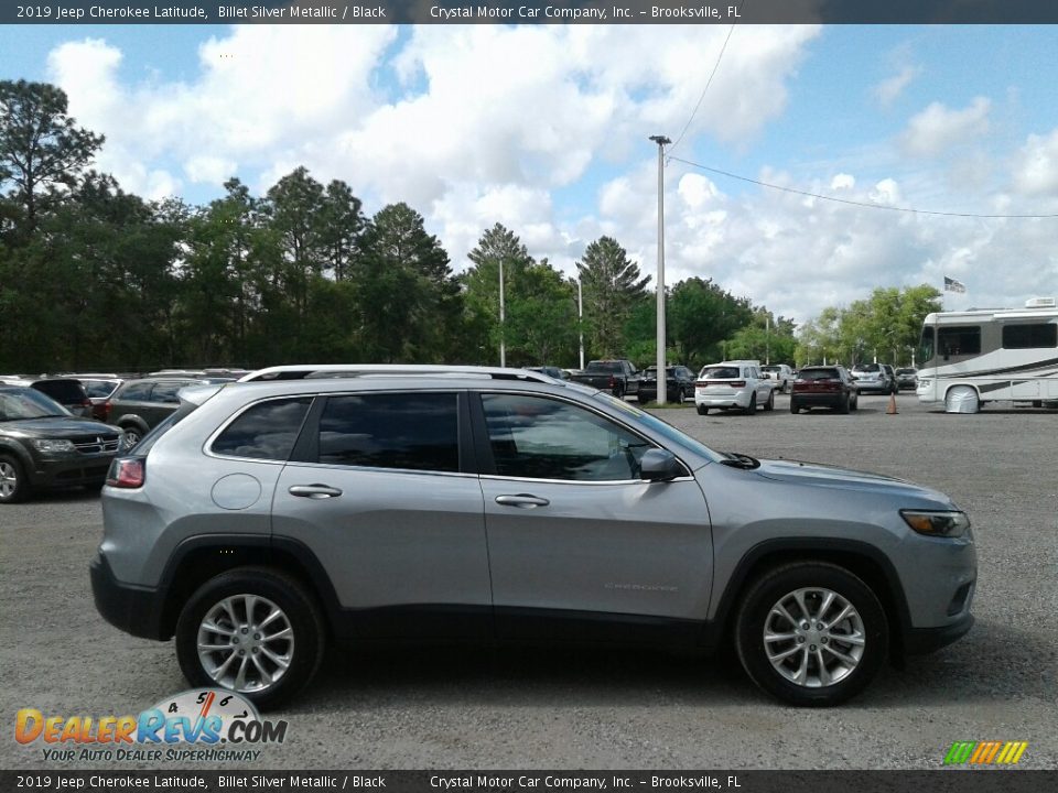 2019 Jeep Cherokee Latitude Billet Silver Metallic / Black Photo #6