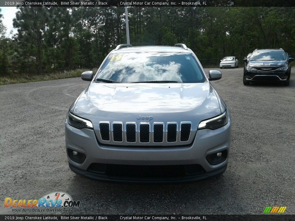 2019 Jeep Cherokee Latitude Billet Silver Metallic / Black Photo #8
