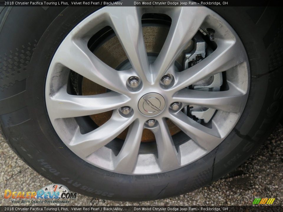 2018 Chrysler Pacifica Touring L Plus Velvet Red Pearl / Black/Alloy Photo #27