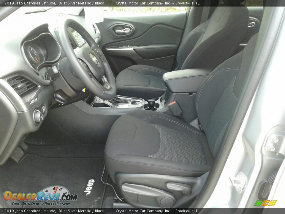 2019 Jeep Cherokee Latitude Billet Silver Metallic / Black Photo #9