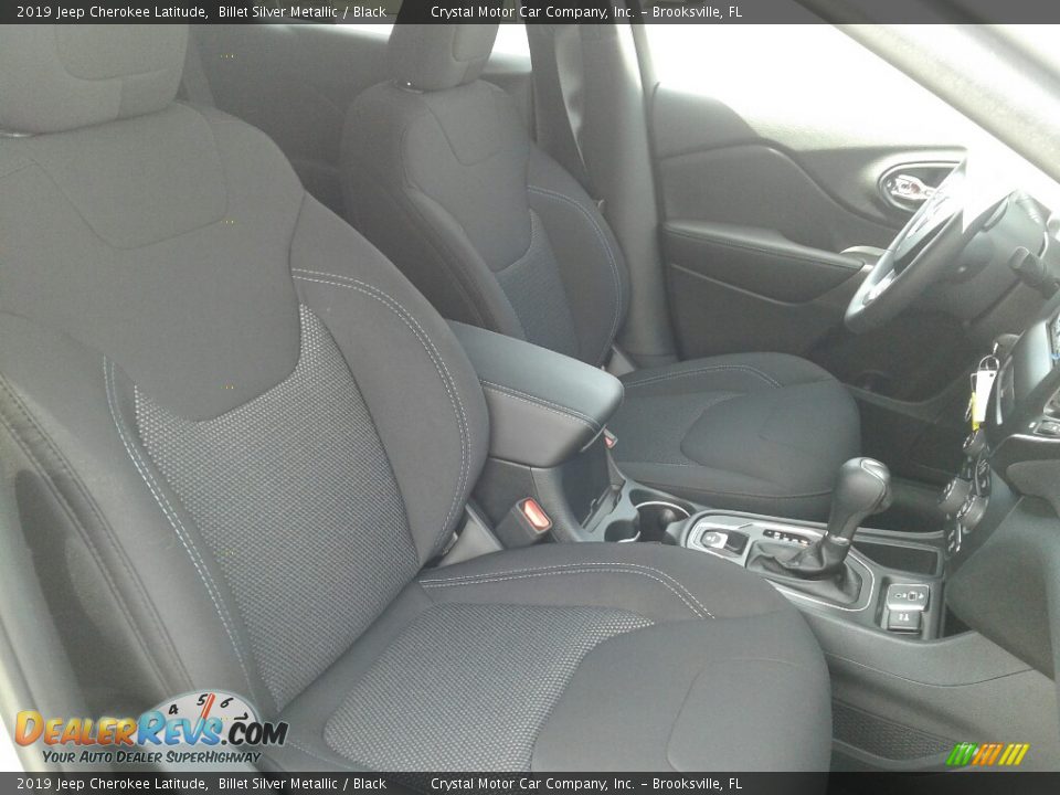 2019 Jeep Cherokee Latitude Billet Silver Metallic / Black Photo #12