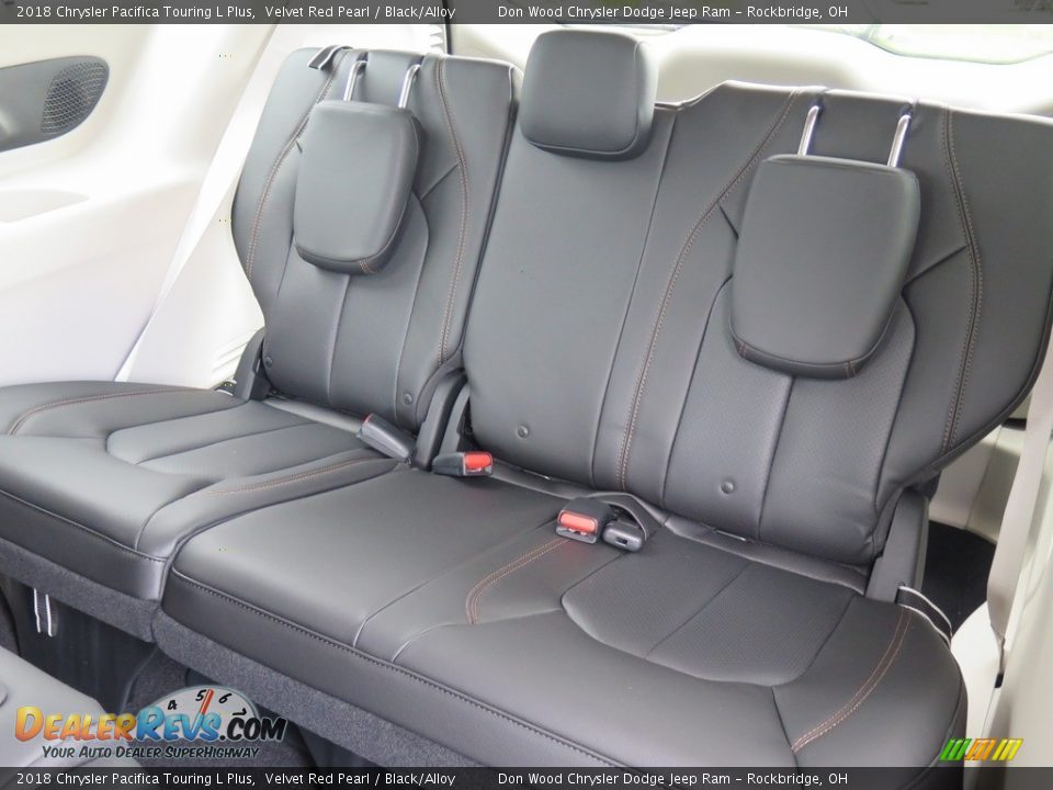 2018 Chrysler Pacifica Touring L Plus Velvet Red Pearl / Black/Alloy Photo #36