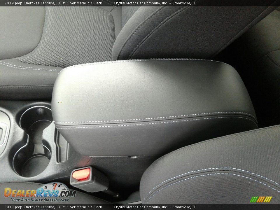 2019 Jeep Cherokee Latitude Billet Silver Metallic / Black Photo #18