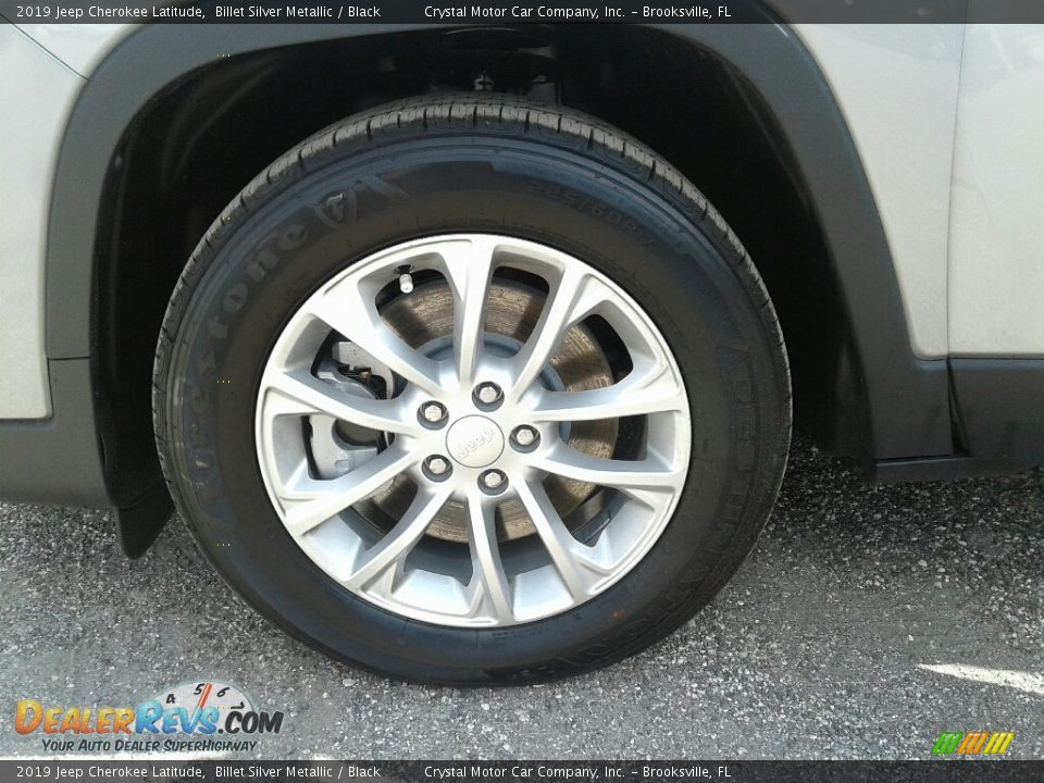 2019 Jeep Cherokee Latitude Billet Silver Metallic / Black Photo #20