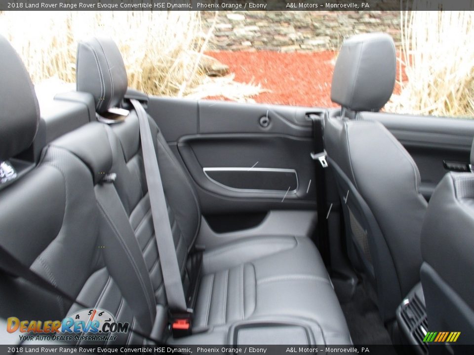 2018 Land Rover Range Rover Evoque Convertible HSE Dynamic Phoenix Orange / Ebony Photo #5