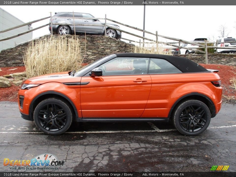 Phoenix Orange 2018 Land Rover Range Rover Evoque Convertible HSE Dynamic Photo #6