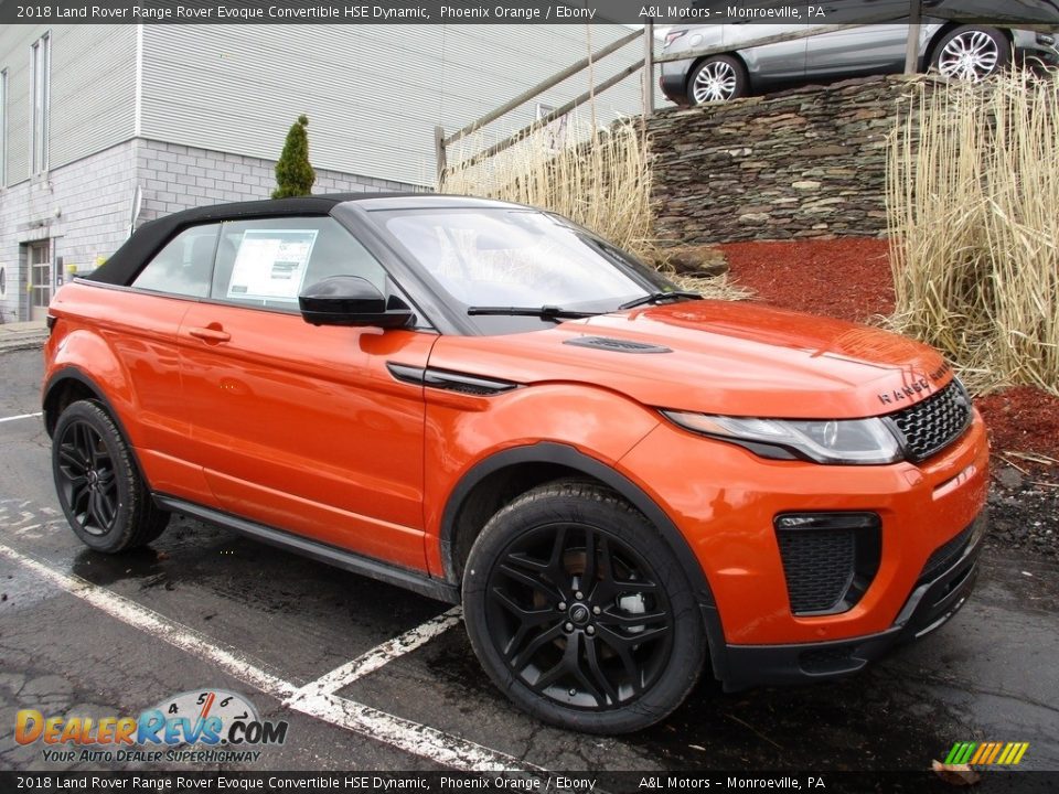 Phoenix Orange 2018 Land Rover Range Rover Evoque Convertible HSE Dynamic Photo #10