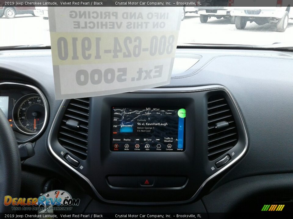 2019 Jeep Cherokee Latitude Velvet Red Pearl / Black Photo #15