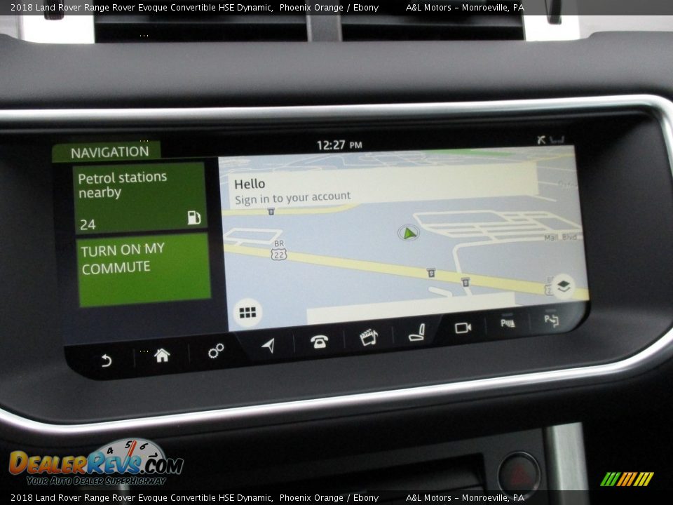 Navigation of 2018 Land Rover Range Rover Evoque Convertible HSE Dynamic Photo #15