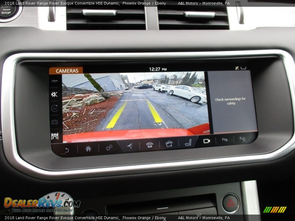 2018 Land Rover Range Rover Evoque Convertible HSE Dynamic Phoenix Orange / Ebony Photo #16
