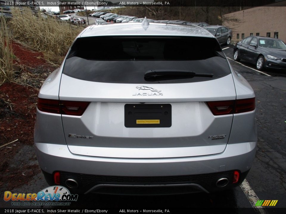 2018 Jaguar E-PACE S Indus Silver Metallic / Ebony/Ebony Photo #5