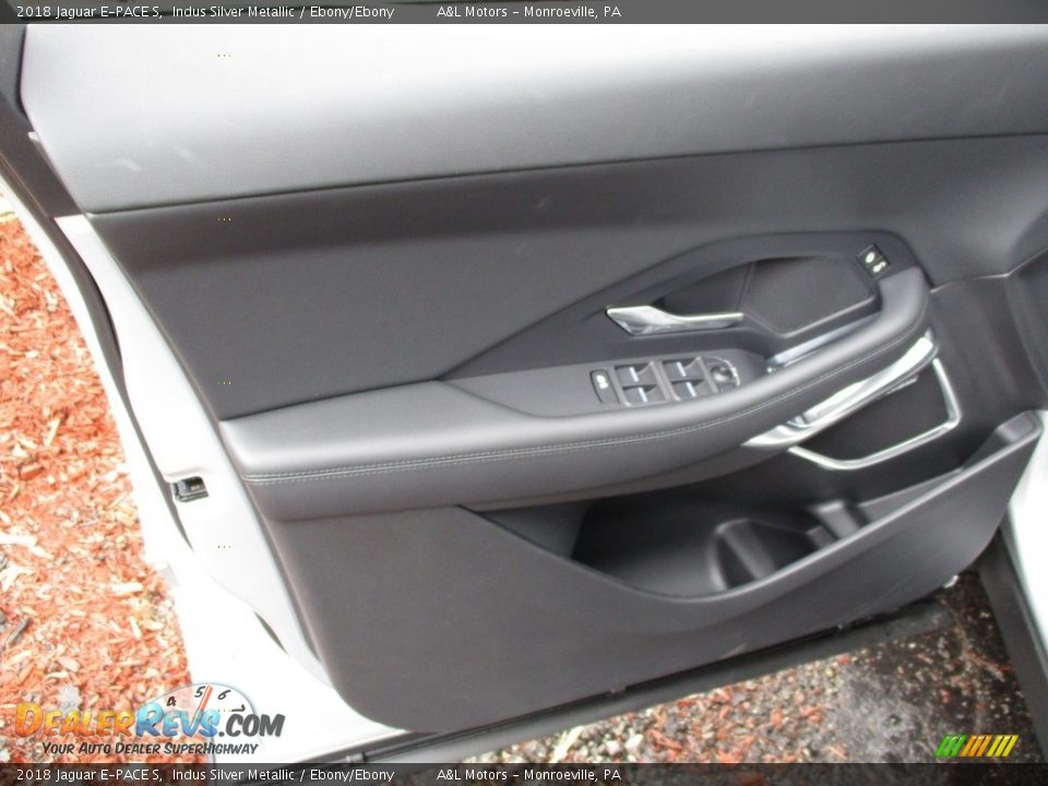 2018 Jaguar E-PACE S Indus Silver Metallic / Ebony/Ebony Photo #11