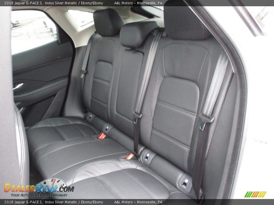 2018 Jaguar E-PACE S Indus Silver Metallic / Ebony/Ebony Photo #14