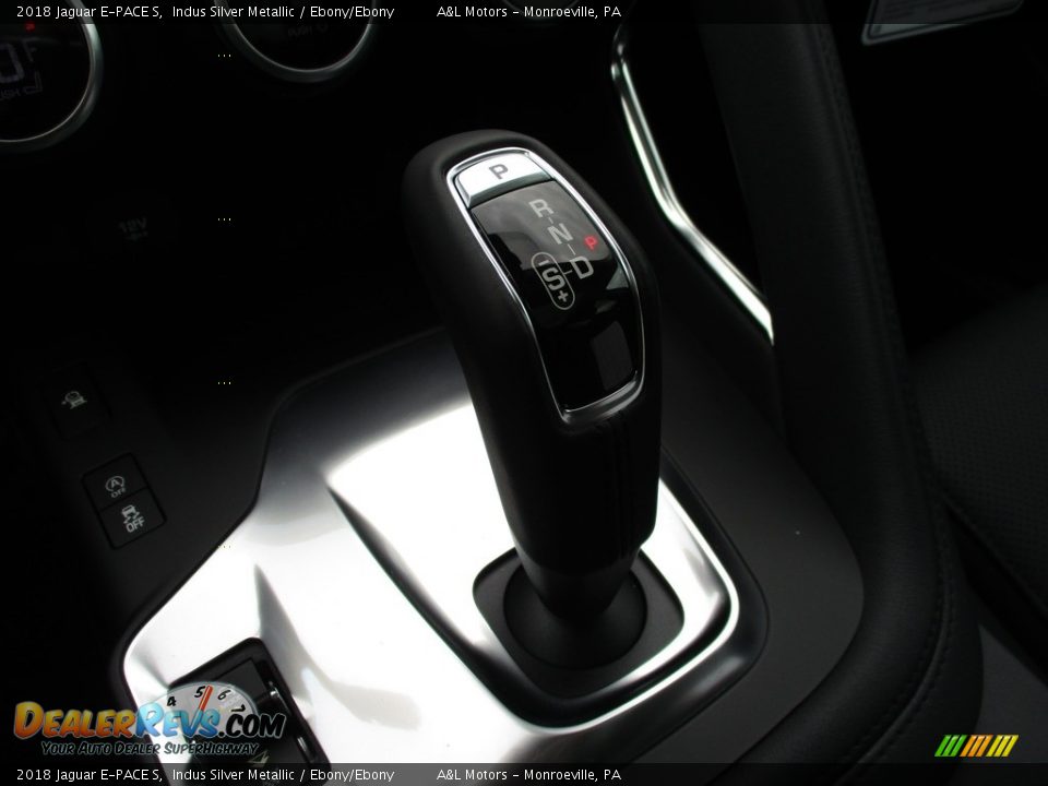 2018 Jaguar E-PACE S Indus Silver Metallic / Ebony/Ebony Photo #16