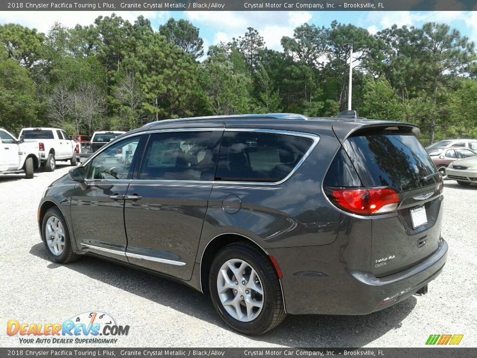 2018 Chrysler Pacifica Touring L Plus Granite Crystal Metallic / Black/Alloy Photo #3