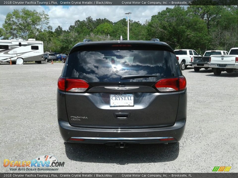 2018 Chrysler Pacifica Touring L Plus Granite Crystal Metallic / Black/Alloy Photo #4