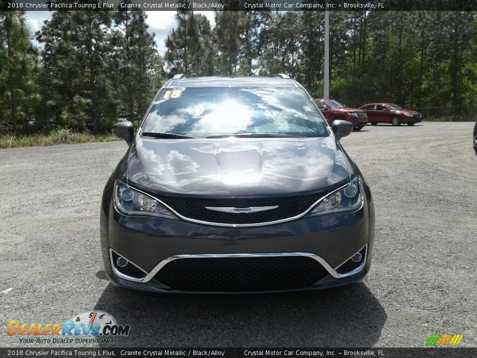 2018 Chrysler Pacifica Touring L Plus Granite Crystal Metallic / Black/Alloy Photo #8