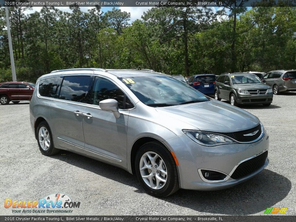 2018 Chrysler Pacifica Touring L Billet Silver Metallic / Black/Alloy Photo #7