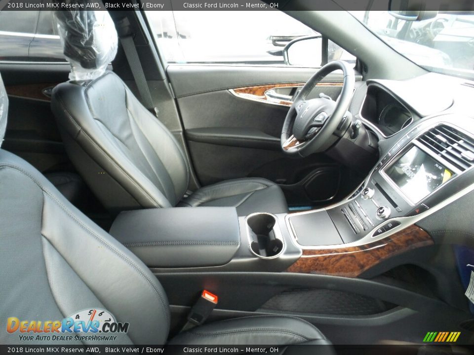 2018 Lincoln MKX Reserve AWD Black Velvet / Ebony Photo #4
