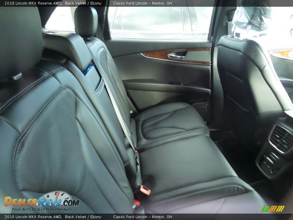 2018 Lincoln MKX Reserve AWD Black Velvet / Ebony Photo #5