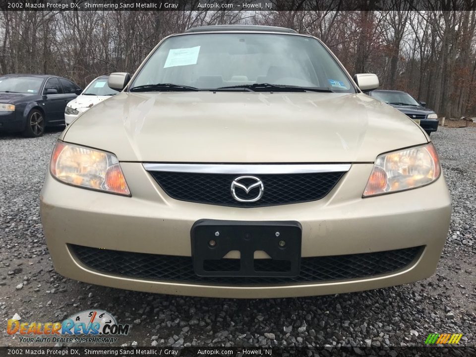 2002 Mazda Protege DX Shimmering Sand Metallic / Gray Photo #8