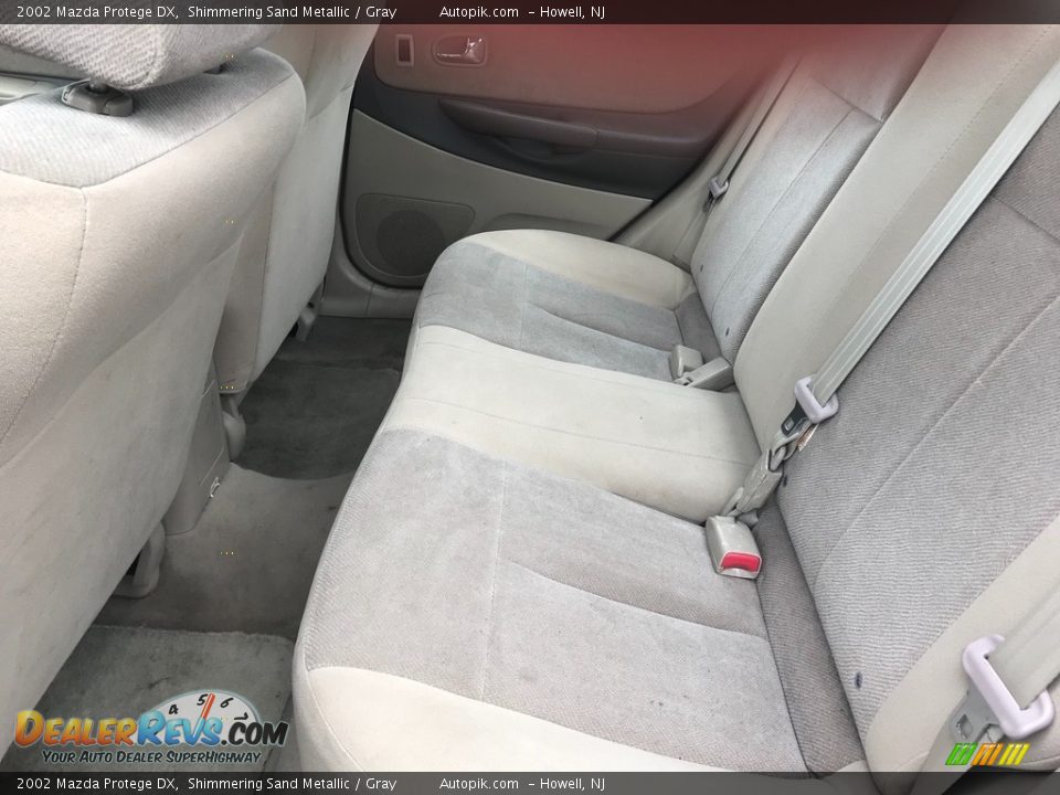 2002 Mazda Protege DX Shimmering Sand Metallic / Gray Photo #10