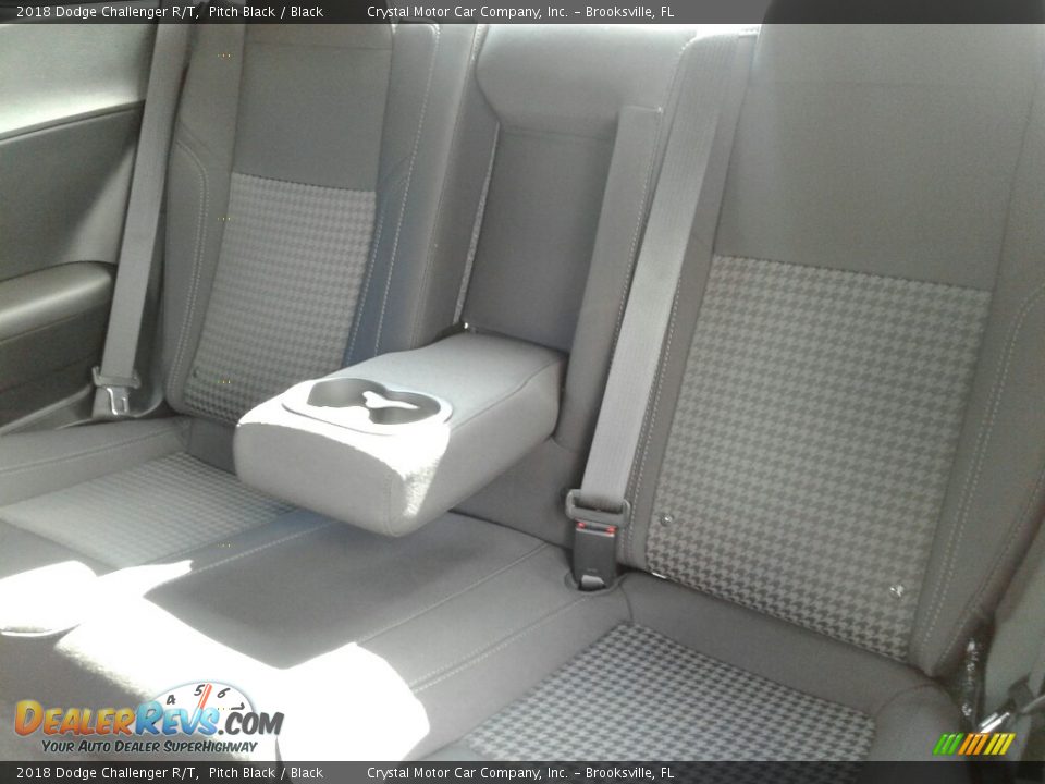 2018 Dodge Challenger R/T Pitch Black / Black Photo #10