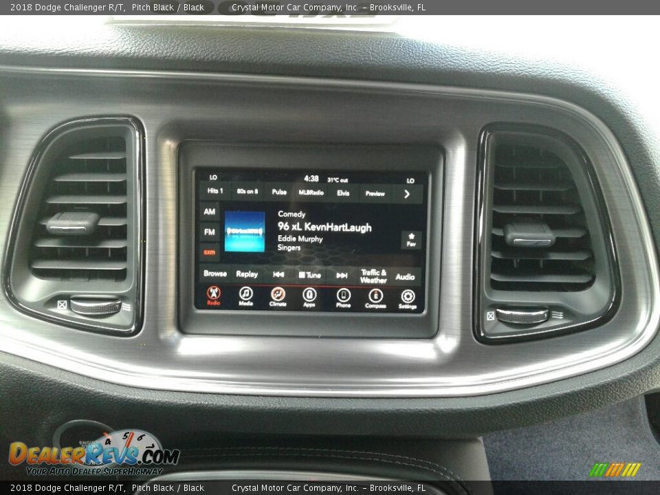 2018 Dodge Challenger R/T Pitch Black / Black Photo #15