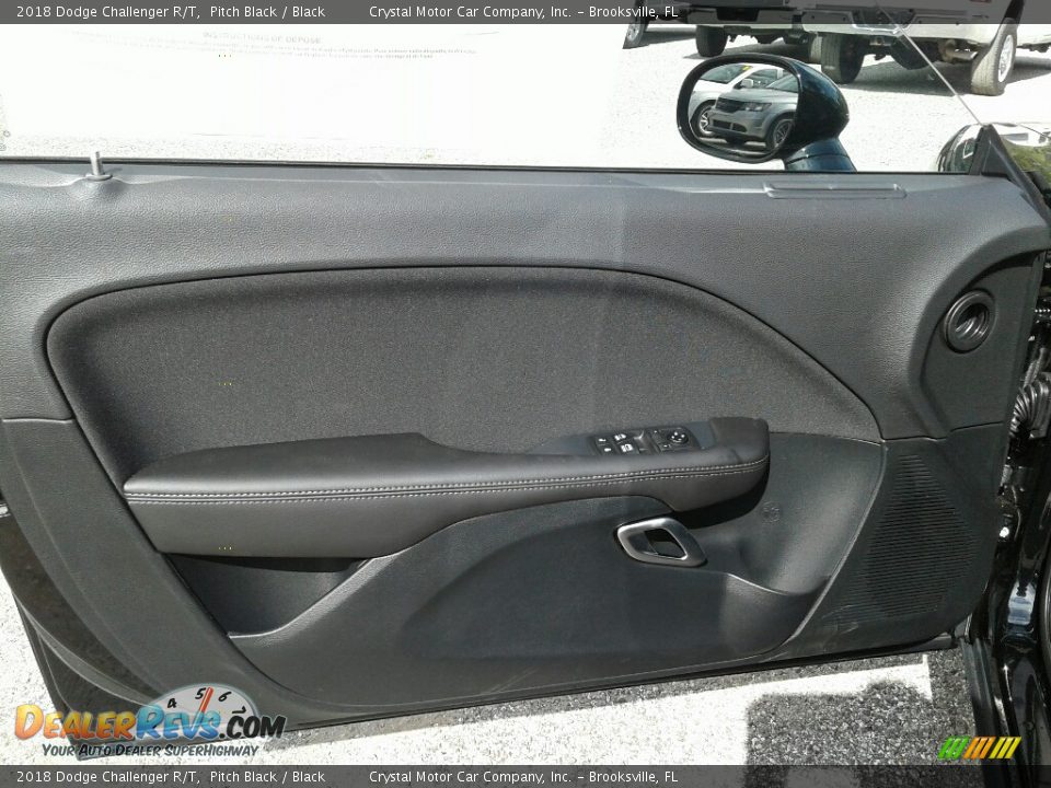 2018 Dodge Challenger R/T Pitch Black / Black Photo #17