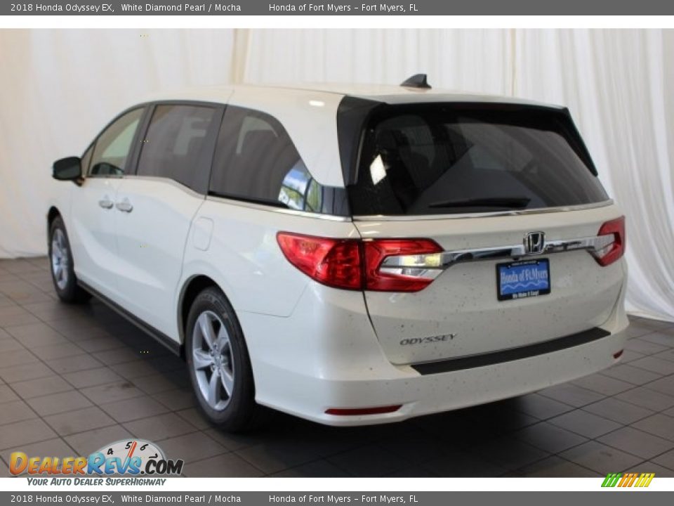 2018 Honda Odyssey EX White Diamond Pearl / Mocha Photo #7