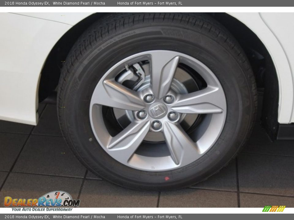 2018 Honda Odyssey EX White Diamond Pearl / Mocha Photo #11