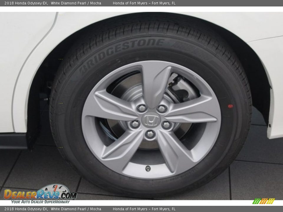 2018 Honda Odyssey EX White Diamond Pearl / Mocha Photo #13