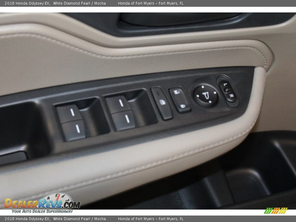 2018 Honda Odyssey EX White Diamond Pearl / Mocha Photo #15