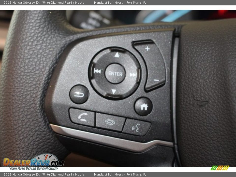 2018 Honda Odyssey EX White Diamond Pearl / Mocha Photo #20
