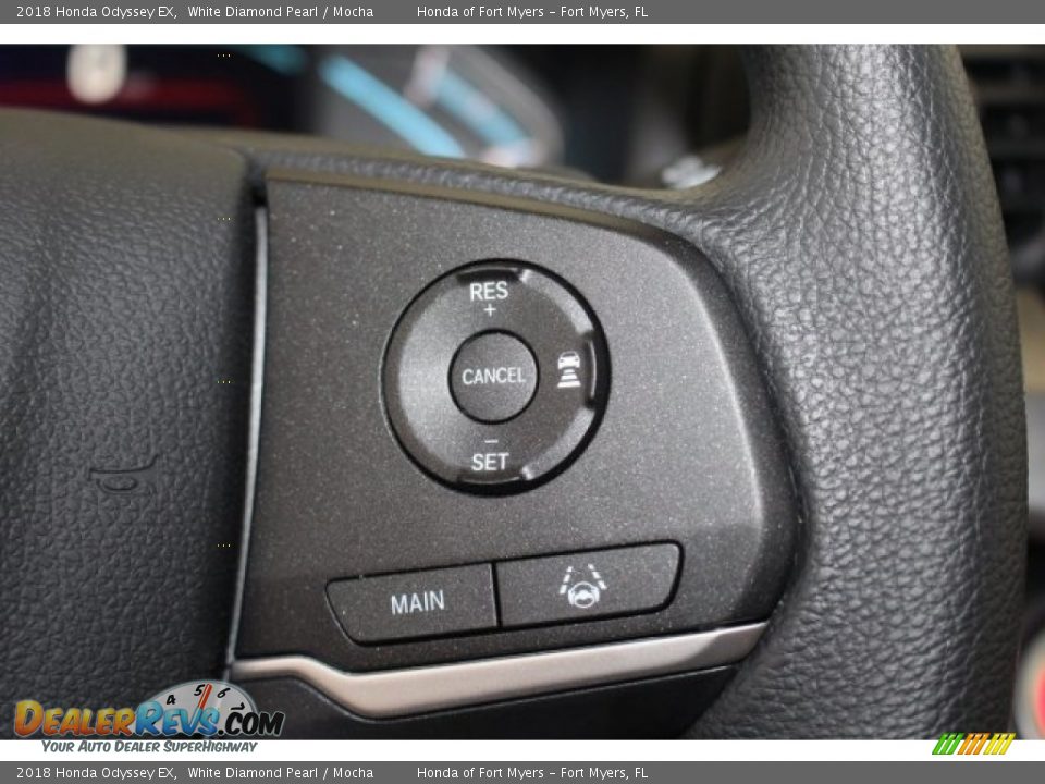 2018 Honda Odyssey EX White Diamond Pearl / Mocha Photo #21