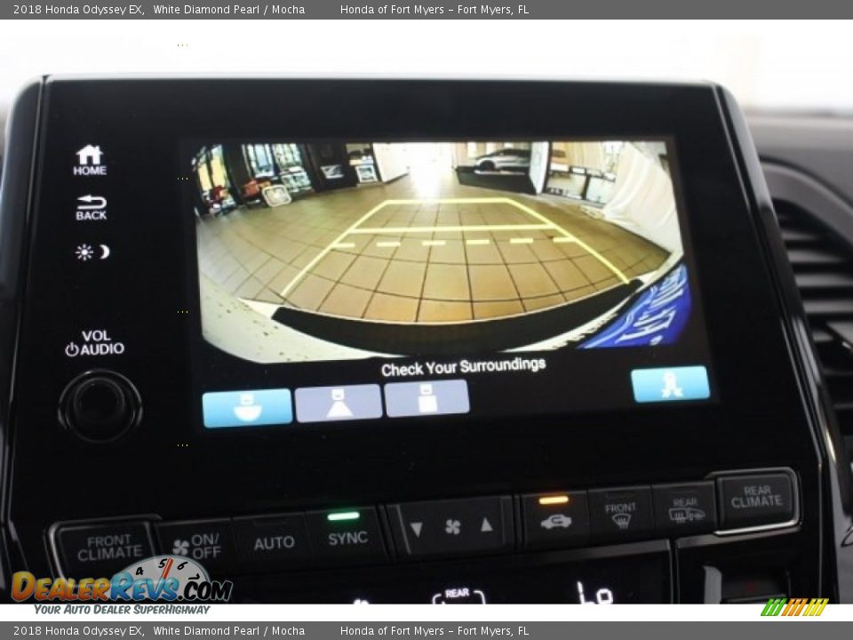 2018 Honda Odyssey EX White Diamond Pearl / Mocha Photo #25