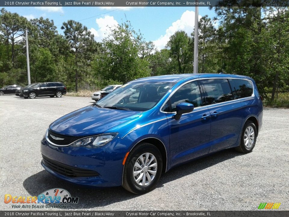 2018 Chrysler Pacifica Touring L Jazz Blue Pearl / Black/Alloy Photo #1