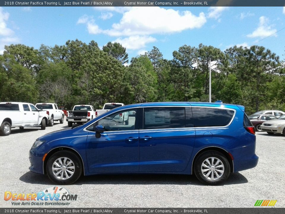 2018 Chrysler Pacifica Touring L Jazz Blue Pearl / Black/Alloy Photo #2