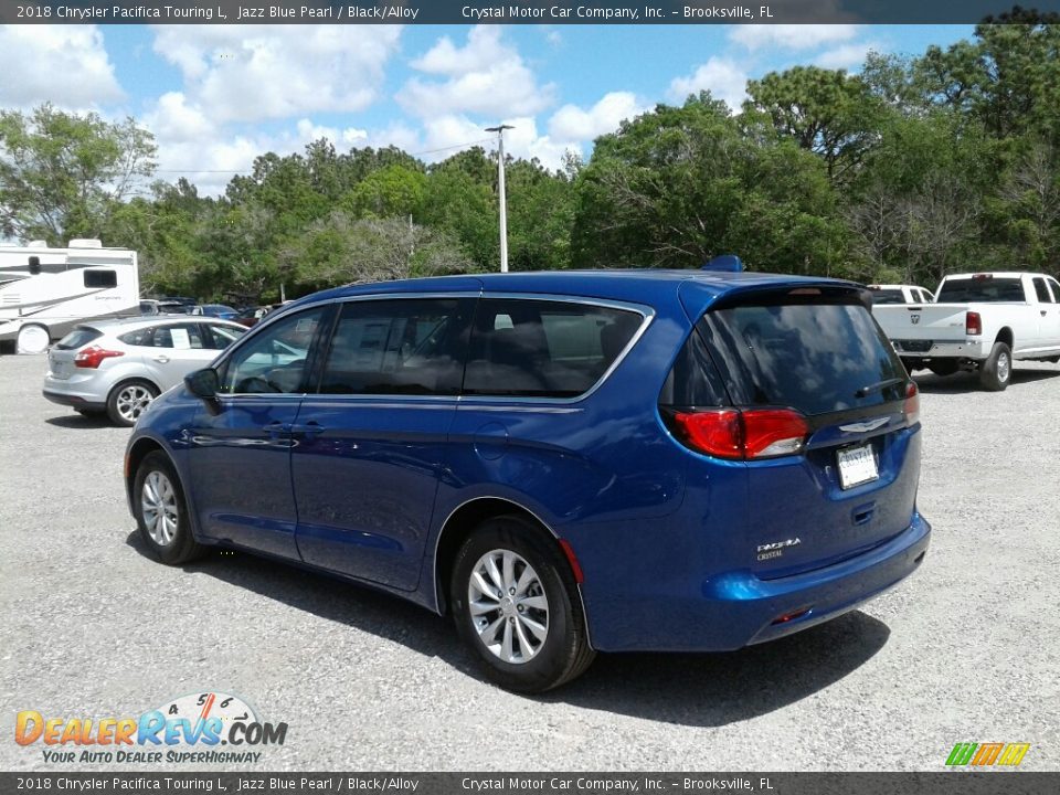 2018 Chrysler Pacifica Touring L Jazz Blue Pearl / Black/Alloy Photo #3